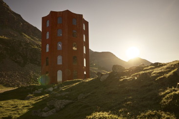 Roter Turm auf der Julierpass